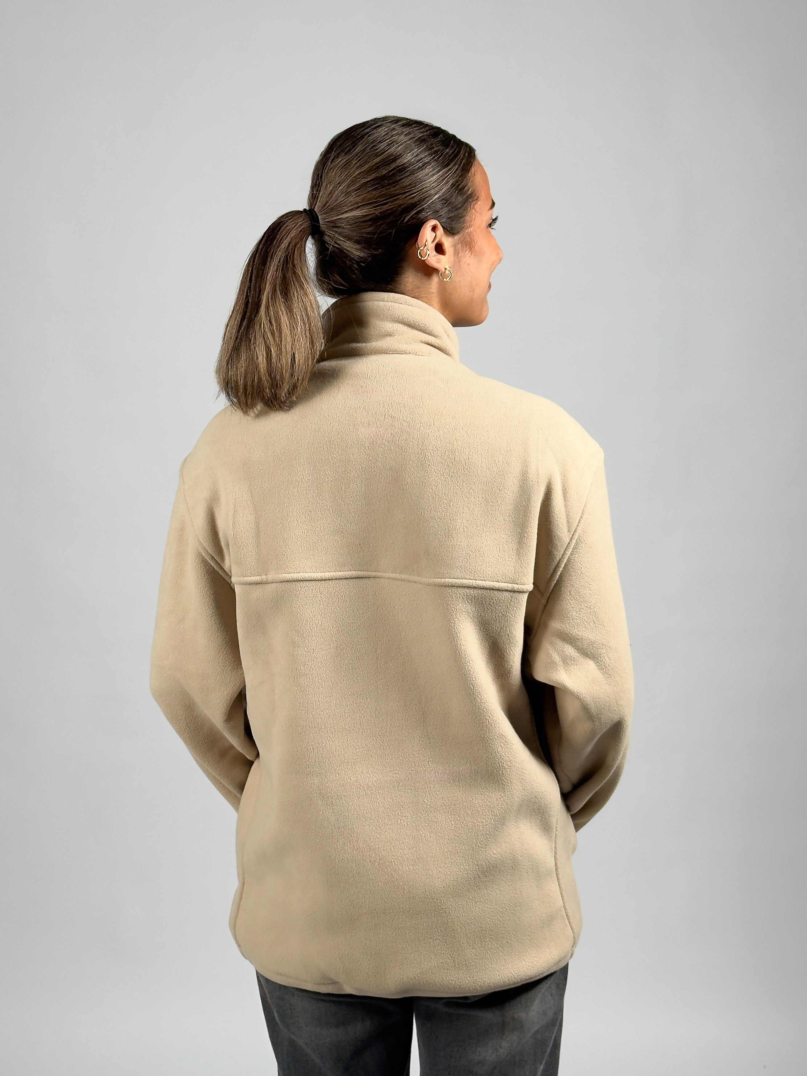 Fleece Quarter Zip - Sandtone