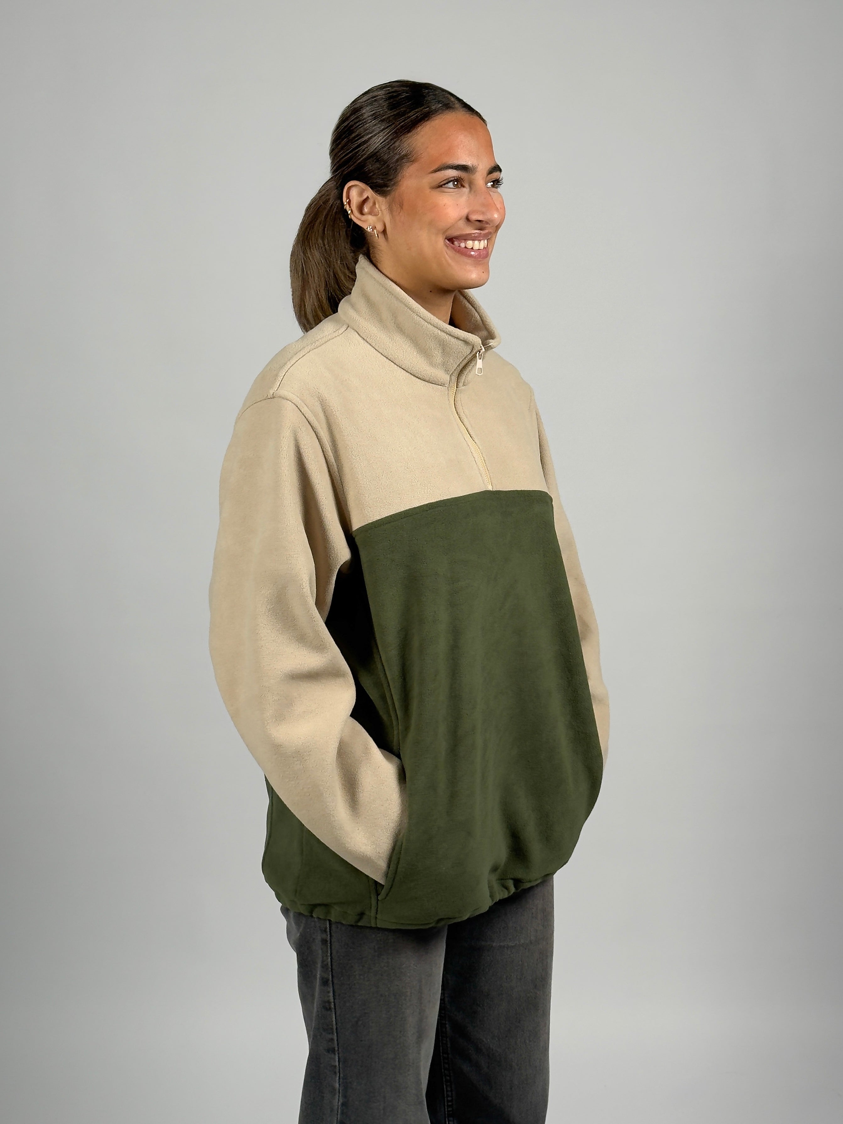 Fleece Quarter Zip - Earth